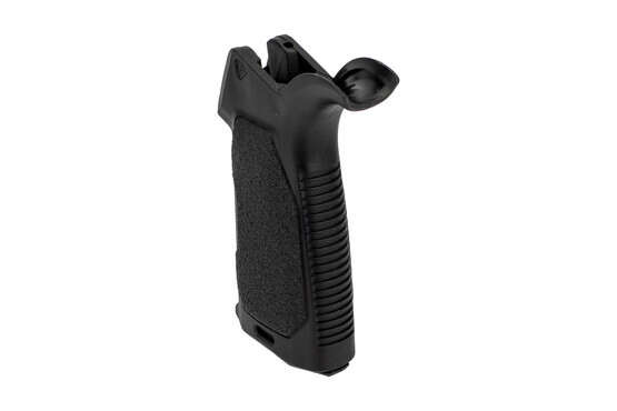 The Enhanced AR-15 pistol grip features an extended beavertail and palm swell